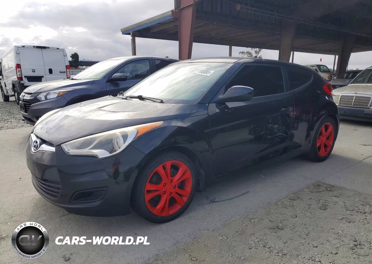 2012 Hyundai Veloster Base VIN:KMHTC6AD0CU042668 - 1