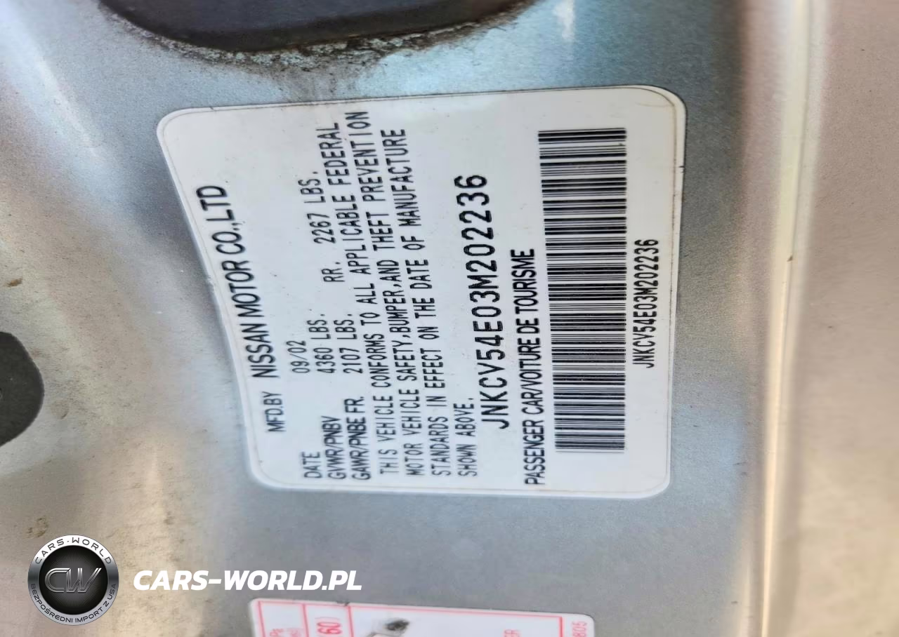 2003 Infiniti G35 Base VIN:JNKCV54E03M202236 - 12