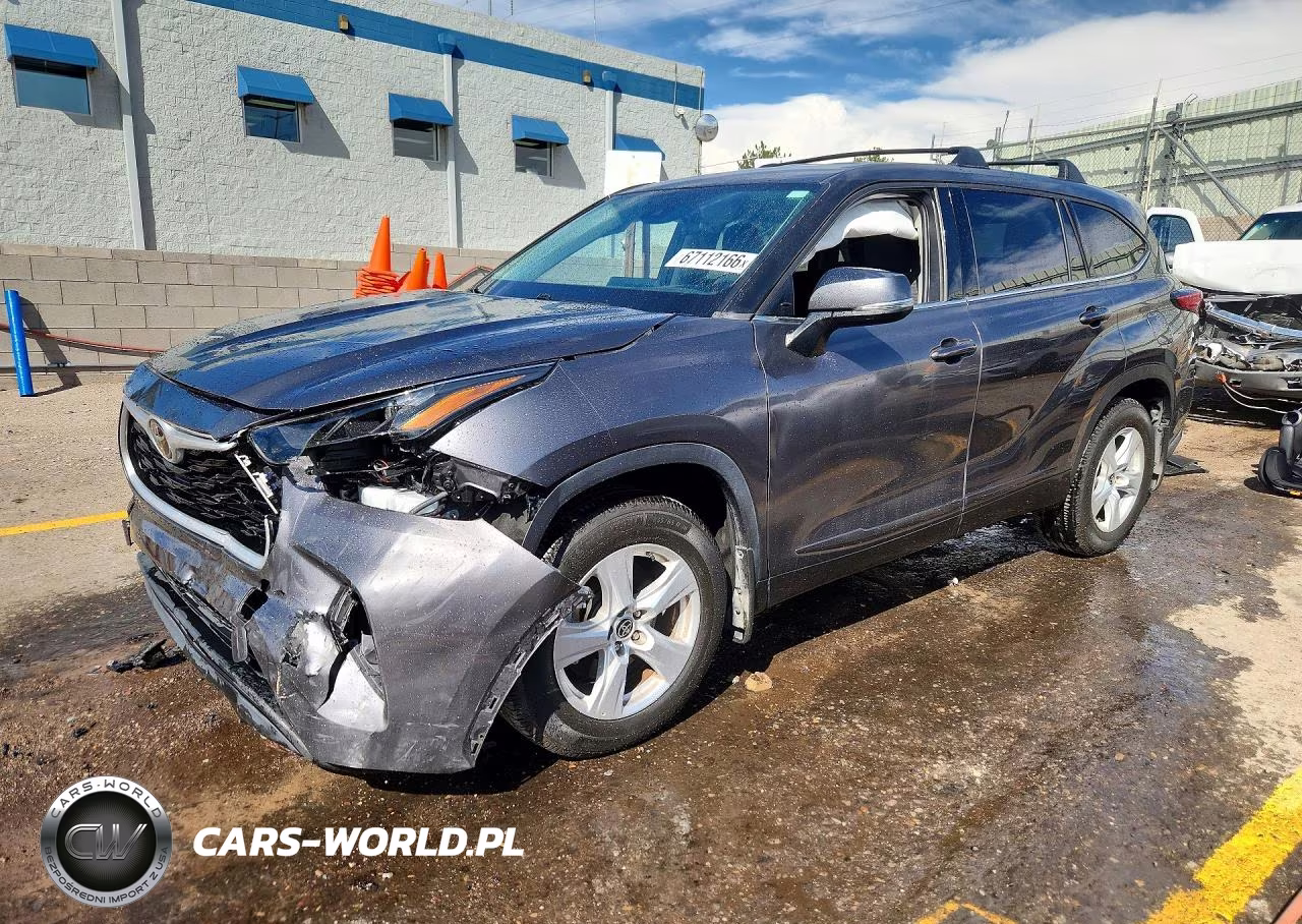 2022 Toyota Highlander Le VIN:5TDZZRAH6NS139382 - 1