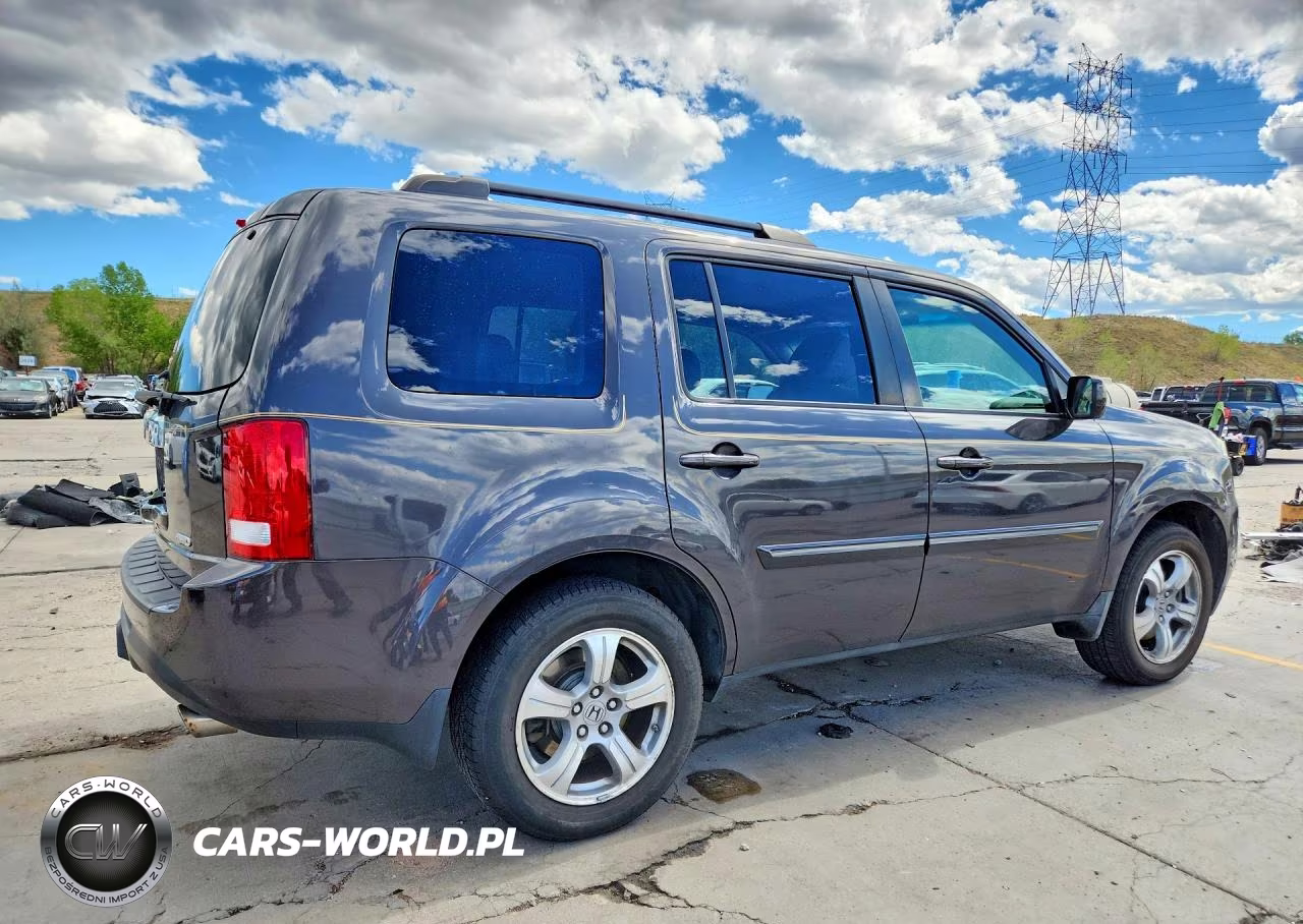 2012 Honda Pilot Exln VIN:5FNYF4H78CB047759 - 3