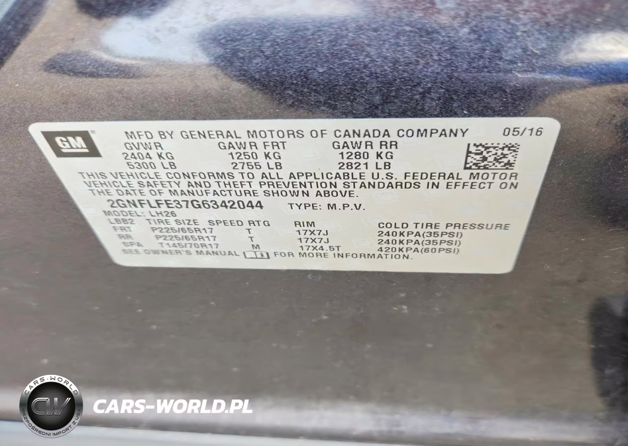 2016 Chevrolet Equinox Lt VIN:2GNFLFE37G6342044 - 13