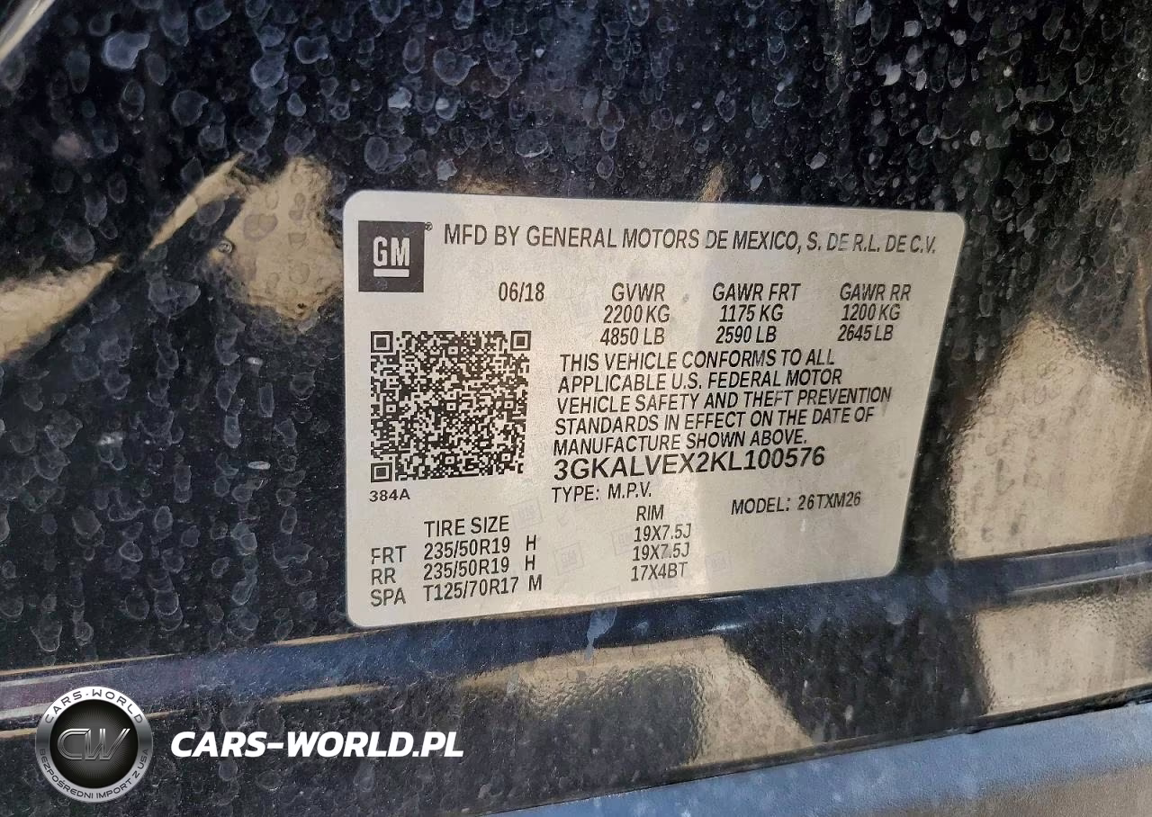 2019 GMC Terrain VIN:3GKALVEX2KL100576 - 13