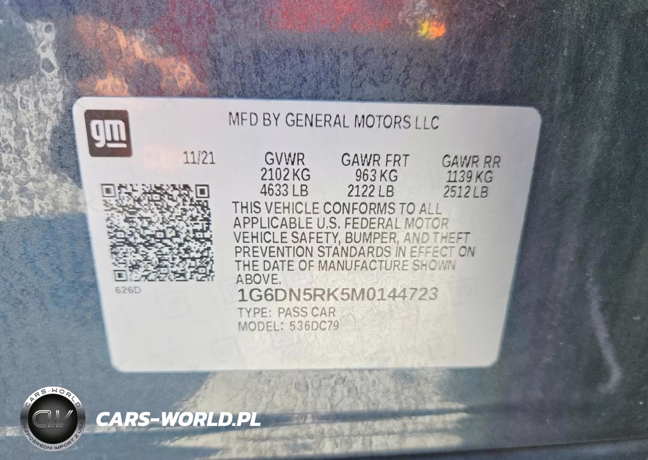 2021 Cadillac Ct5 Premium Luxury VIN:1G6DN5RK5M0144723 - 12