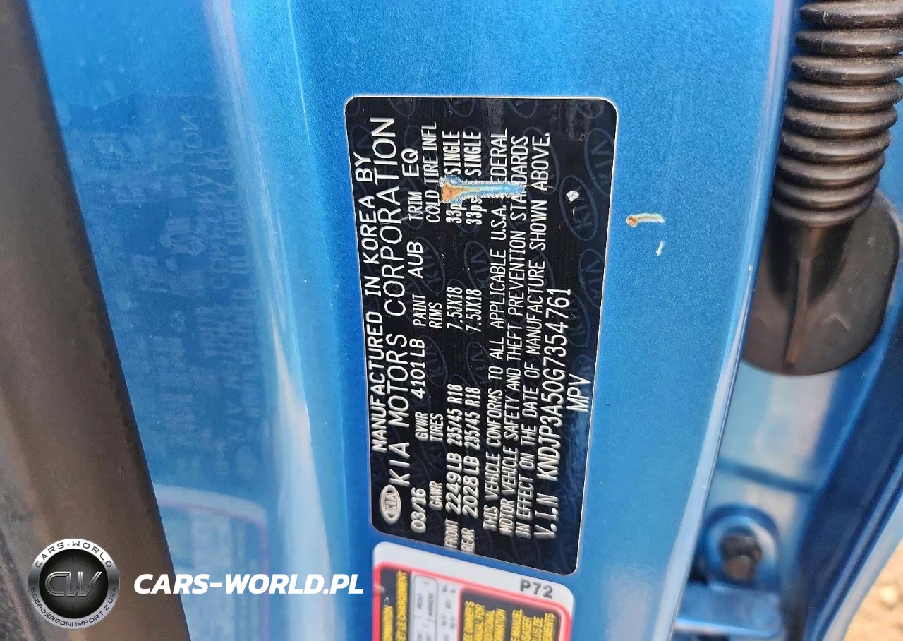 2016 Kia Soul VIN:KNDJP3A50G7354761 - 12