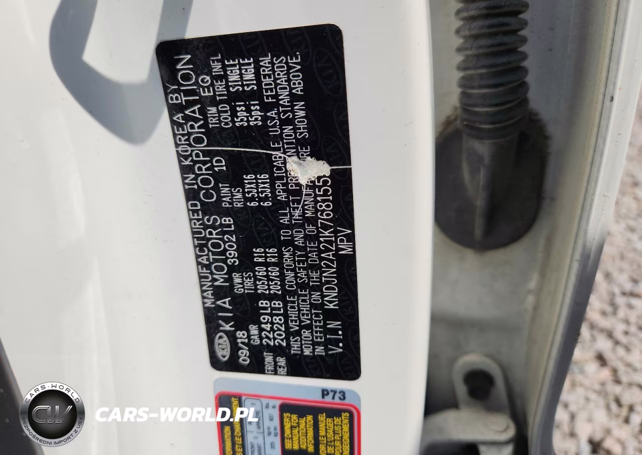 2019 Kia Soul Base VIN:KNDJN2A21K7681555 - 13