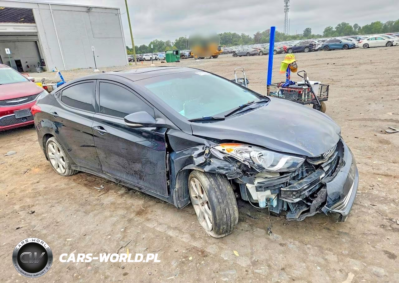 2013 Hyundai Elantra Limited VIN:5NPDH4AE5DH205981 - 4