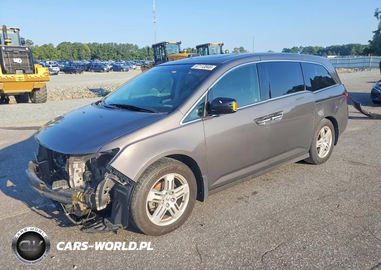 2012 Honda Odyssey Touring VIN:5FNRL5H98CB071676 - 1
