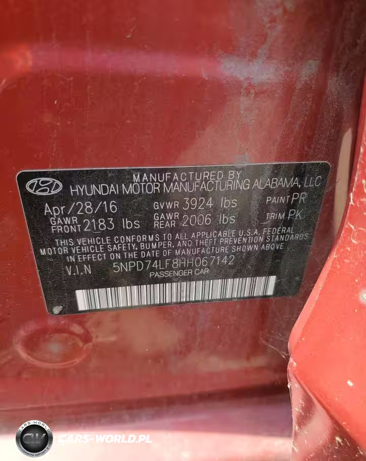 2017 Hyundai Elantra Se VIN:5NPD74LF8HH067142 - 13