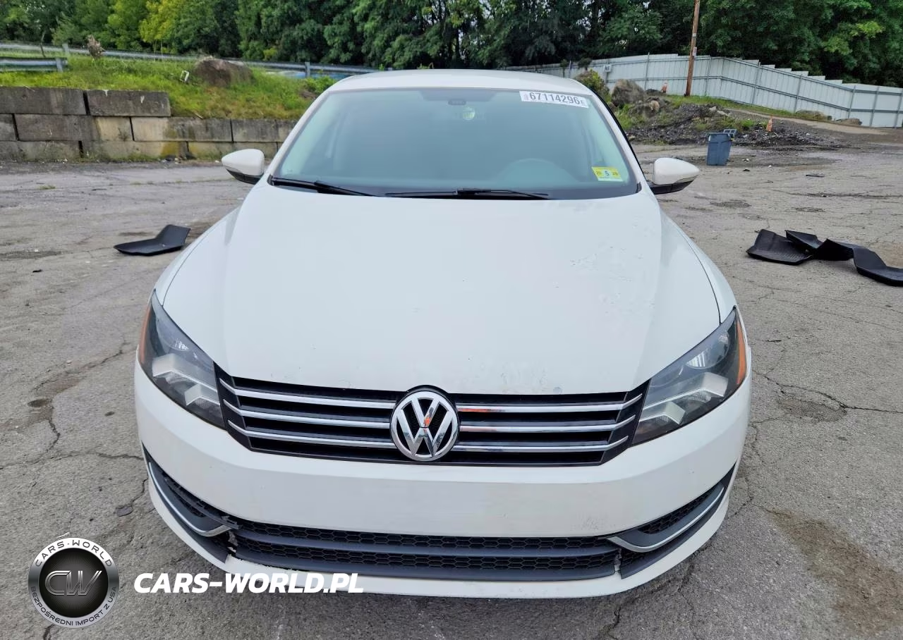 2012 Volkswagen Passat Se VIN:1VWBP7A37CC091029 - 5