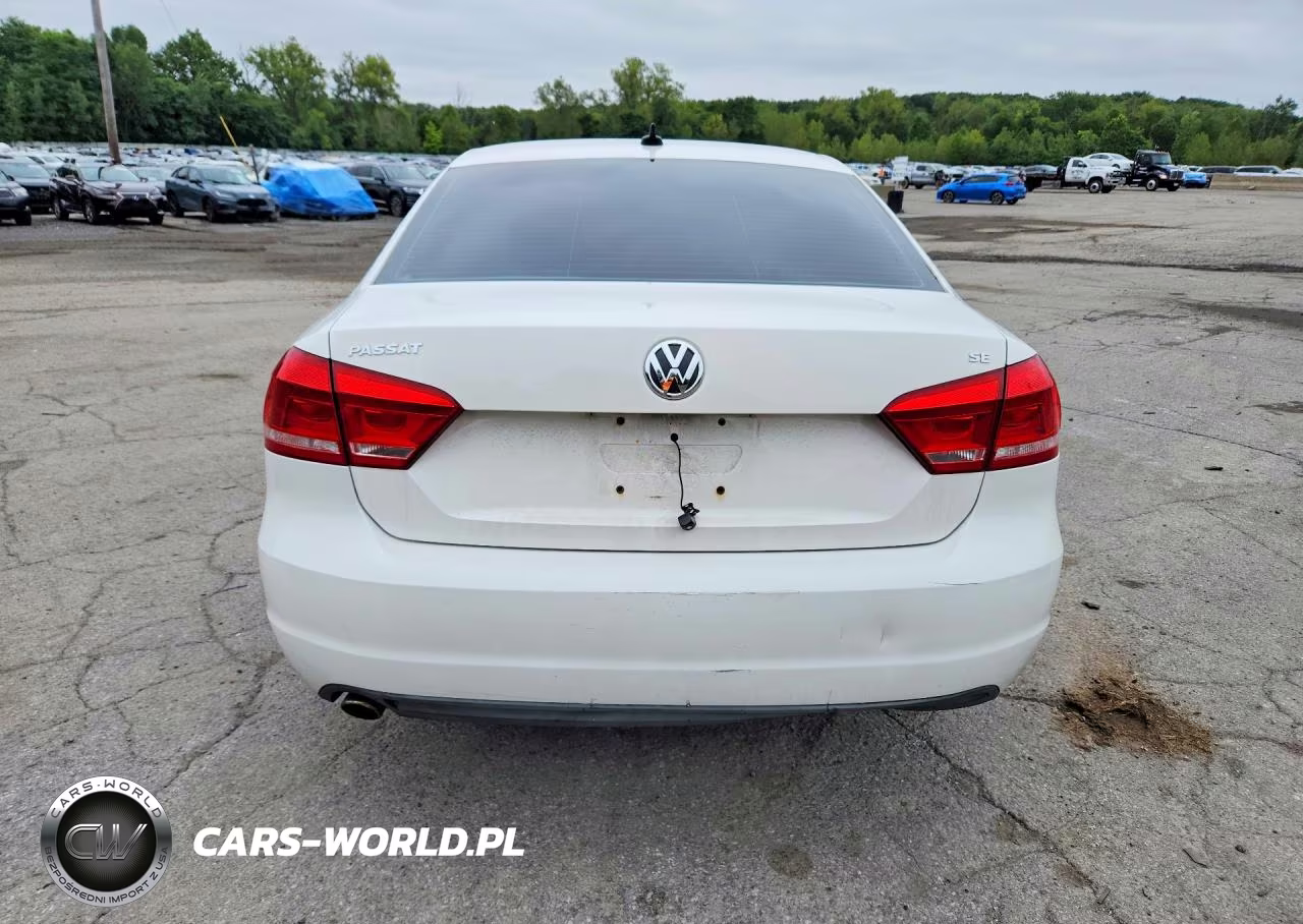 2012 Volkswagen Passat Se VIN:1VWBP7A37CC091029 - 6
