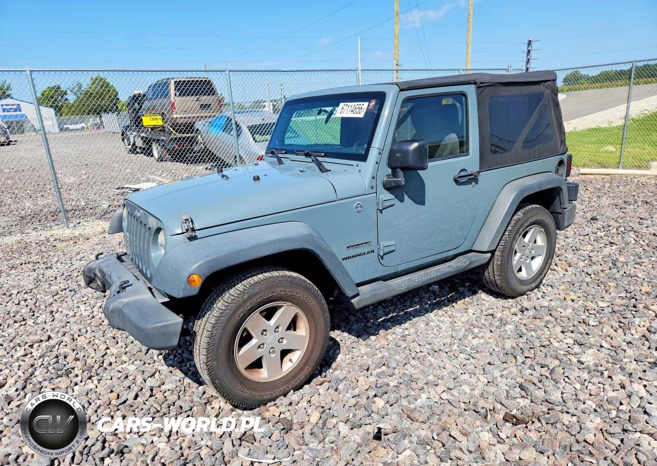 2014 Jeep Wrangler Sport VIN:1C4AJWAG8EL103611 - 1