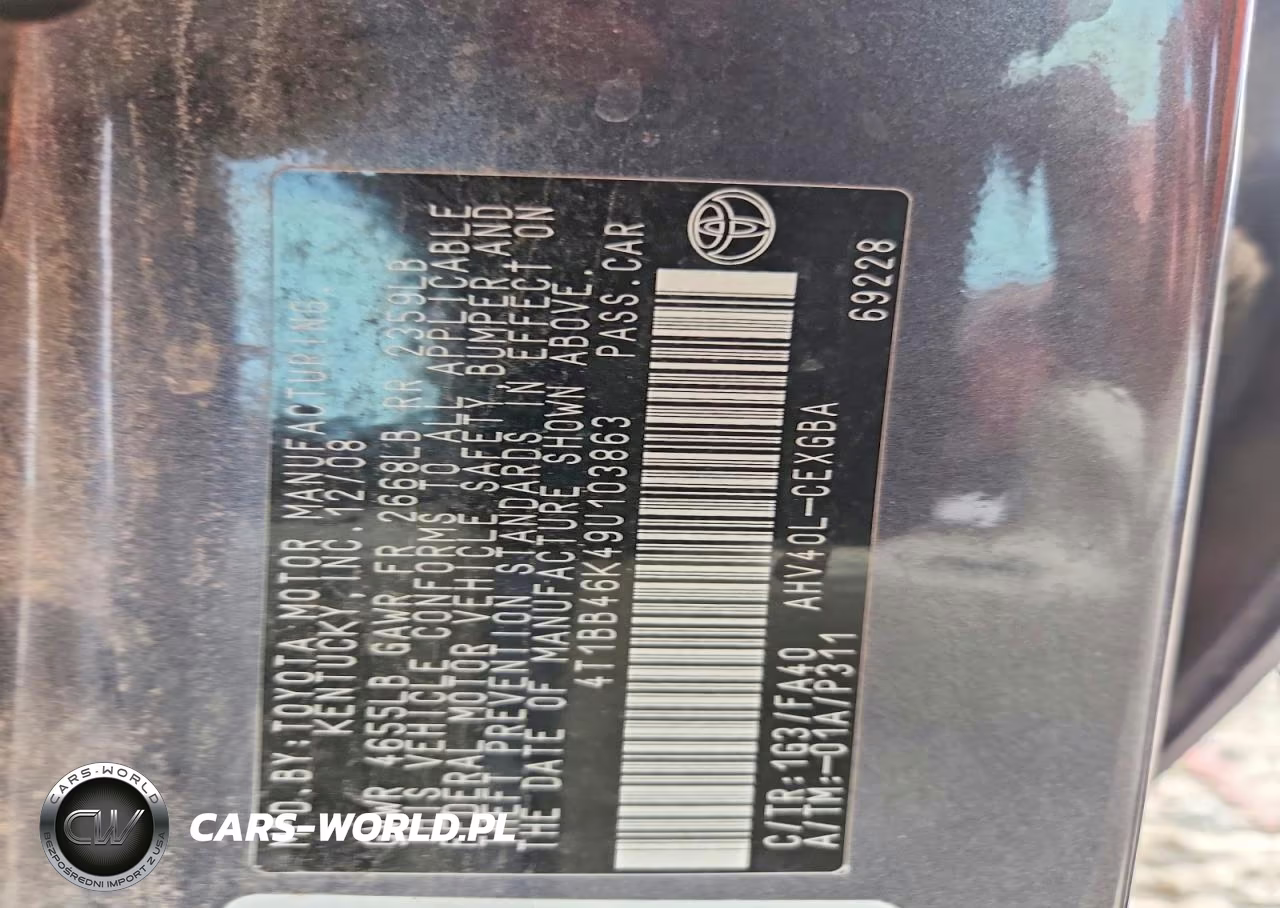 2009 Toyota Camry Hybrid VIN:4T1BB46K49U103863 - 12