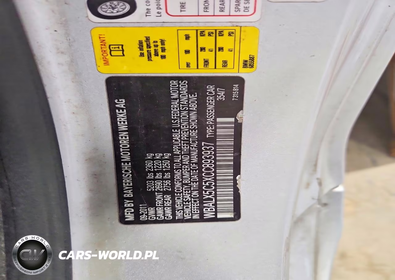 2012 BMW 650 Xi VIN:WBALX5C5XCC893937 - 13