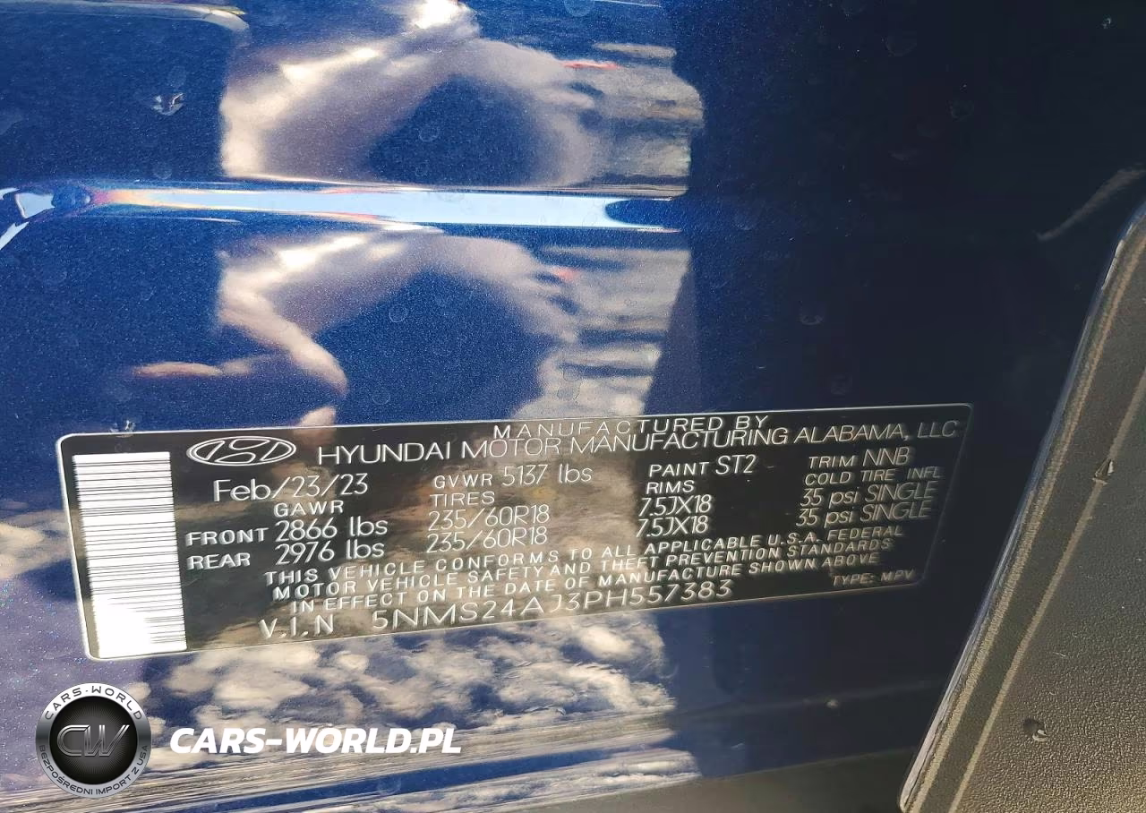 2023 Hyundai Santa Fe Sel VIN:5NMS24AJ3PH557383 - 13