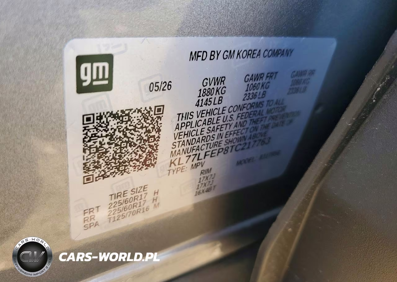 2026 Chevrolet Trax Ls VIN:KL77LFEP8TC217763 - 13
