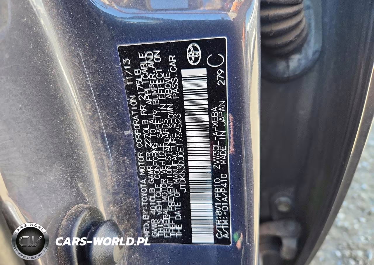 2014 Toyota Prius Two VIN:JTDKN3DU0E1764523 - 13
