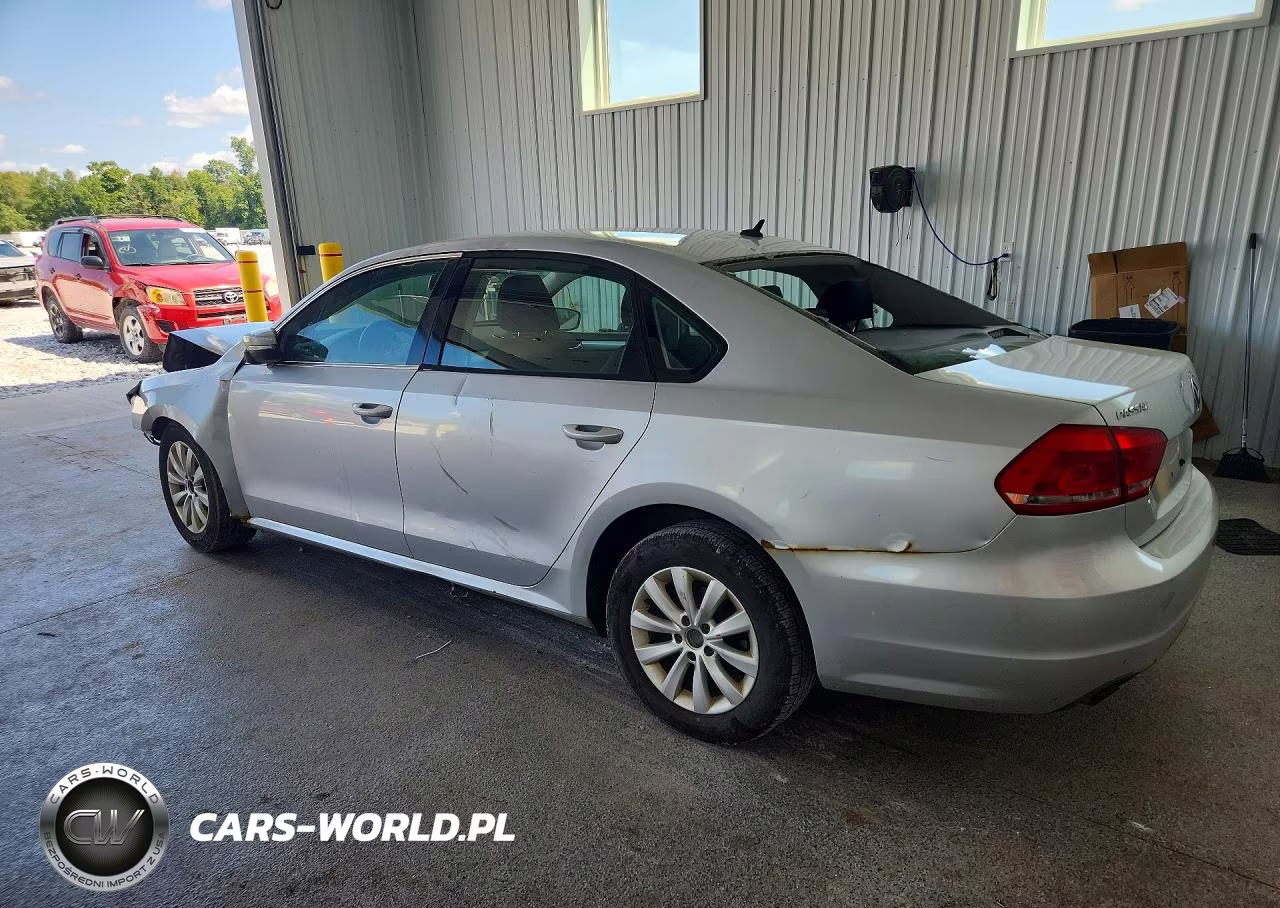 2013 Volkswagen Passat S VIN:1VWAP7A30DC031221 - 2