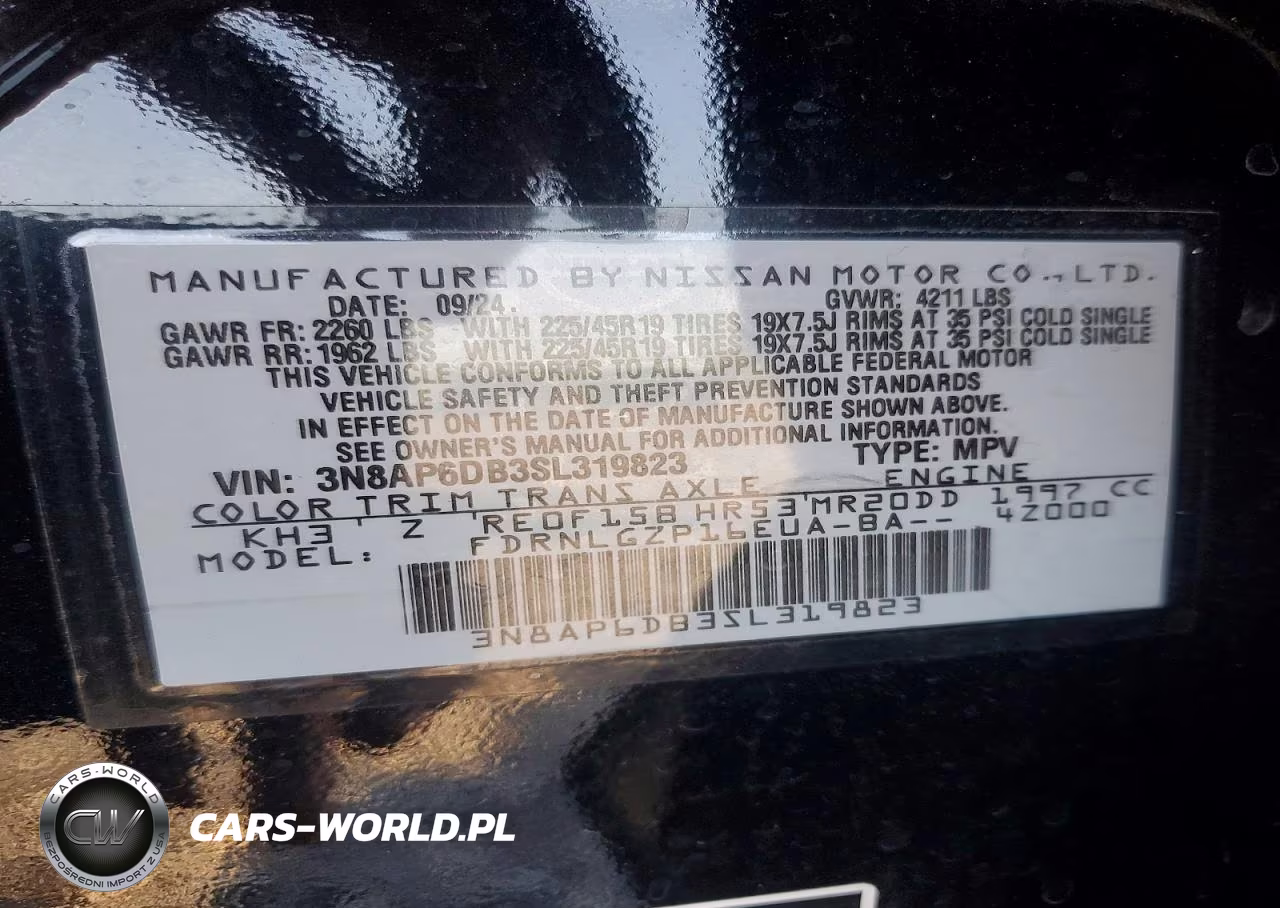 2025 Nissan Kicks Sr VIN:3N8AP6DB3SL319823 - 13