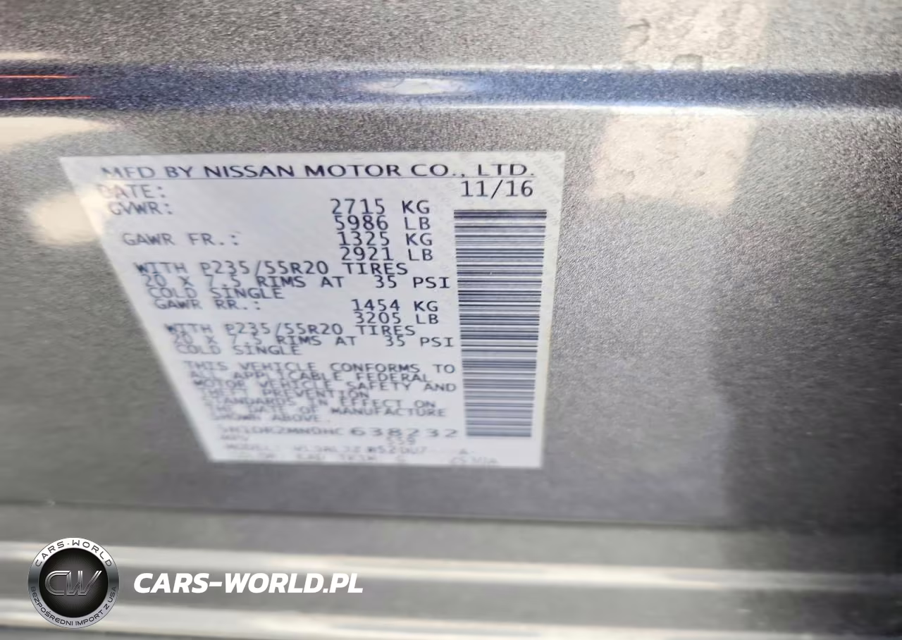 2017 Nissan Pathfinder Platinum VIN:5N1DR2MN0HC638232 - 13