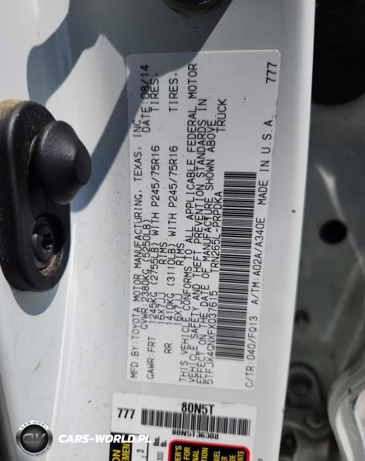 2015 Toyota Tacoma Double Cab Prerunner VIN:5TFJX4GNXFX037615 - 12
