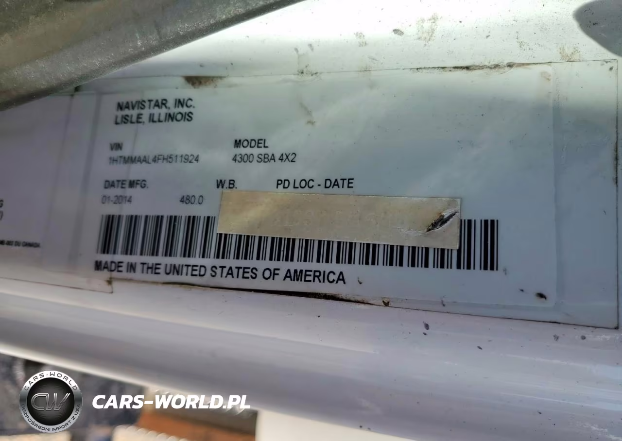 2015 International 4300 Box Truck VIN:1HTMMAAL4FH511924 - 11