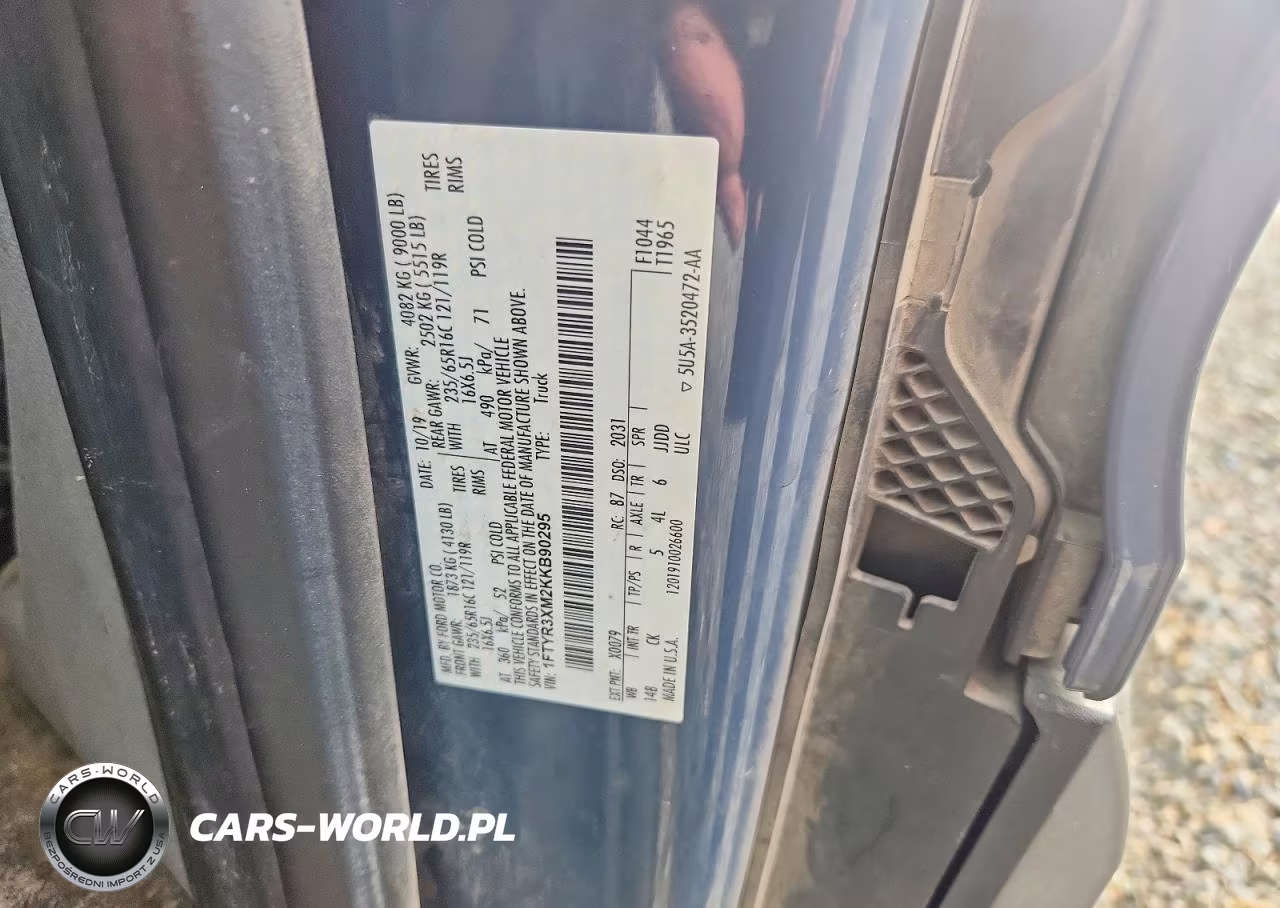 2019 Ford Transit 250 Delivery Van VIN:1FTYR3XM2KKB90295 - 13