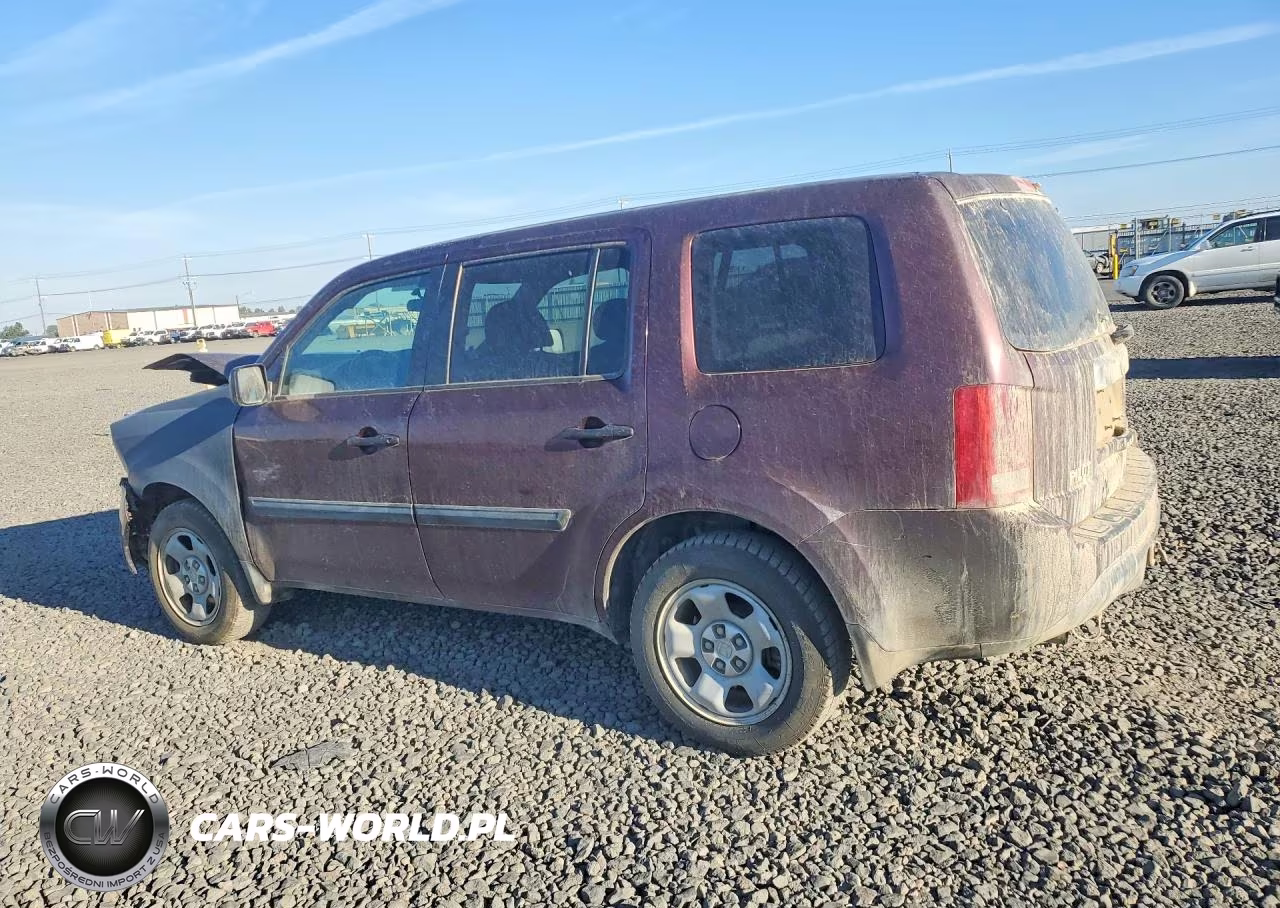 2014 Honda Pilot Lx VIN:5FNYF4H2XEB030341 - 2
