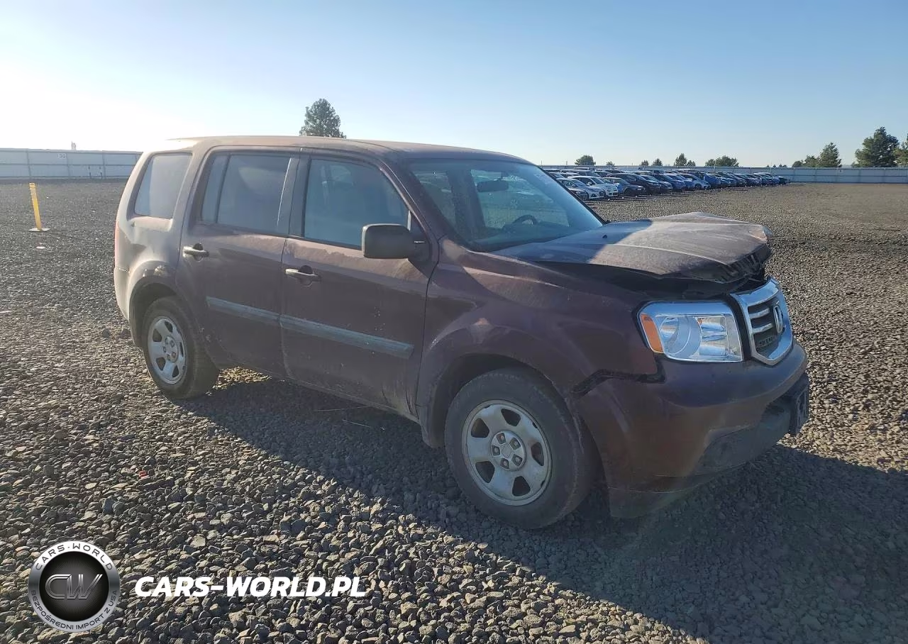 2014 Honda Pilot Lx VIN:5FNYF4H2XEB030341 - 4