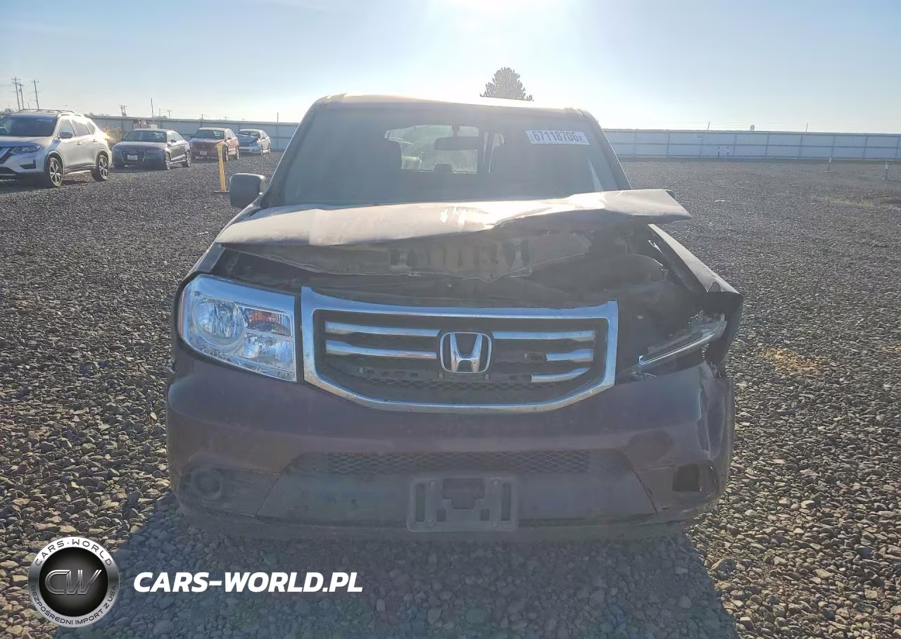 2014 Honda Pilot Lx VIN:5FNYF4H2XEB030341 - 5
