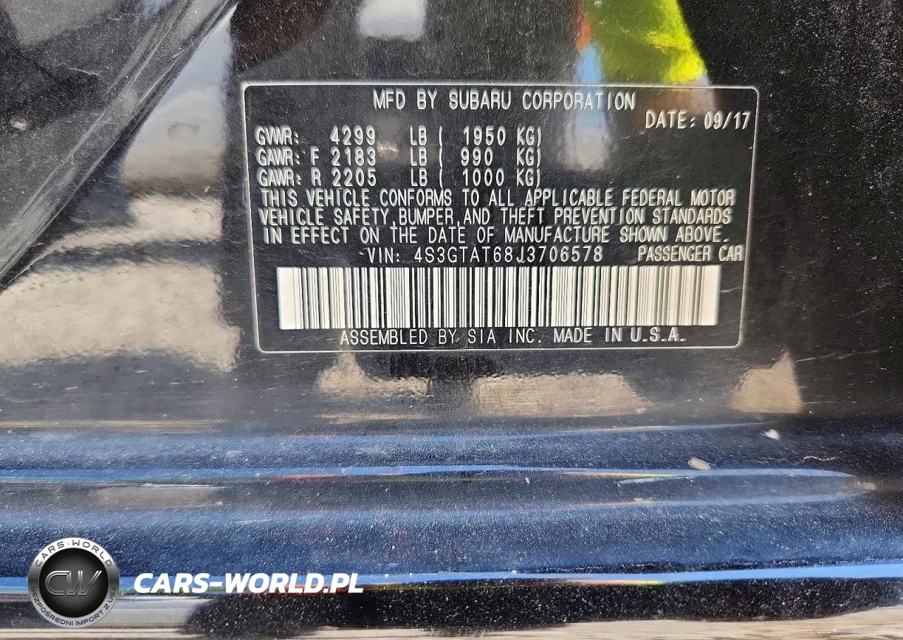 2018 Subaru Impreza Limited VIN:4S3GTAT68J3706578 - 12