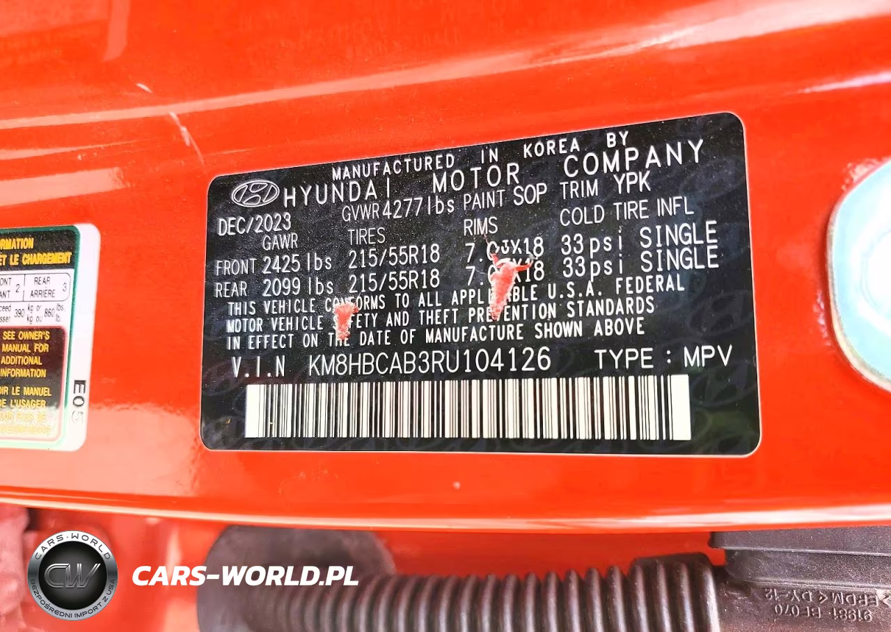 2024 Hyundai Kona Sel VIN:KM8HBCAB3RU104126 - 13