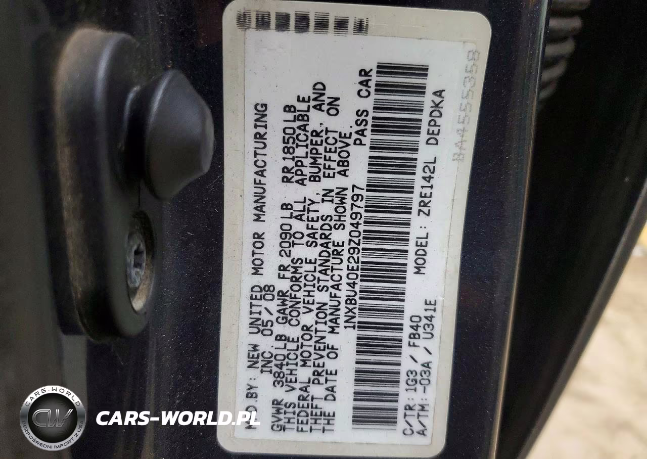 2009 Toyota Corolla Le VIN:1NXBU40E29Z049797 - 12