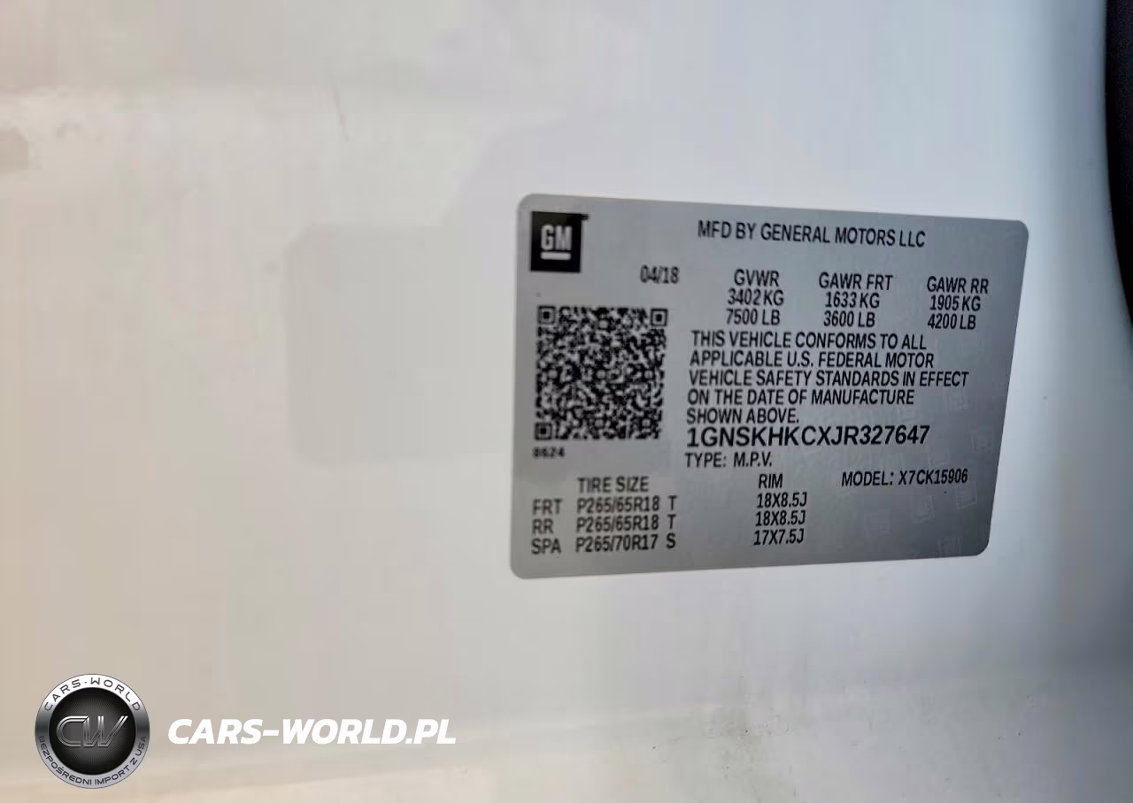2018 Chevrolet Suburban K1500 Lt VIN:1GNSKHKCXJR327647 - 13