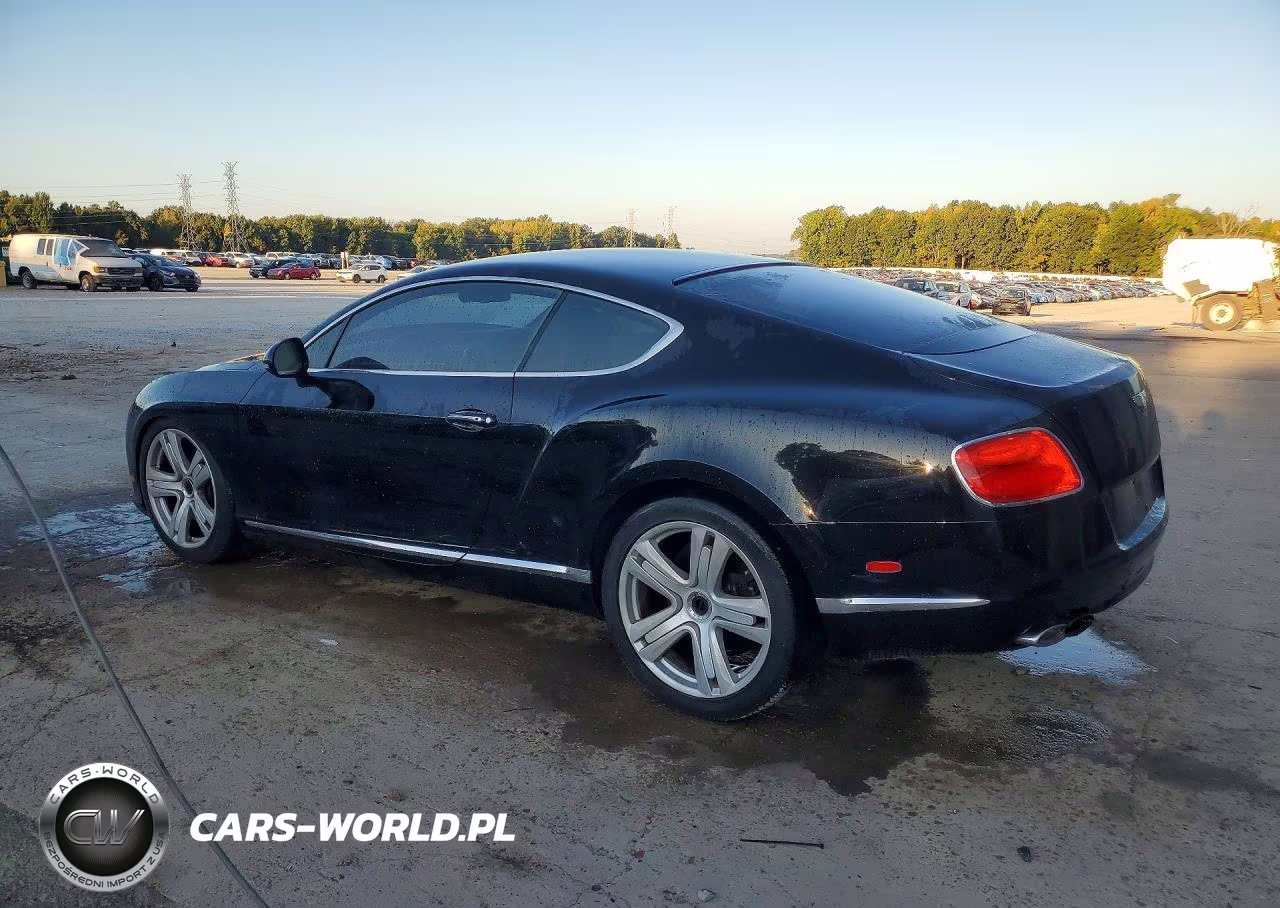 2013 Bentley Continental Gt V8 VIN:SCBFT7ZA4DC083347 - 2