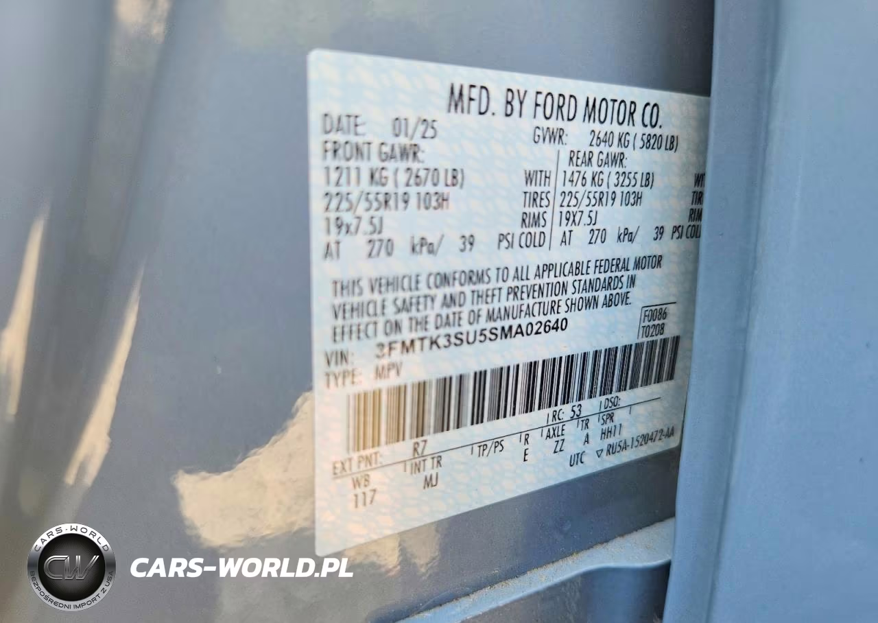 2025 Ford Mustang Mach-E Premium VIN:3FMTK3SU5SMA02640 - 12