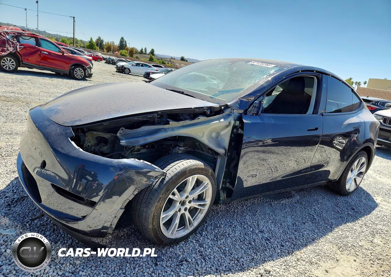 2024 Tesla Model Y VIN:7SAYGAEE8RF004114 - 1