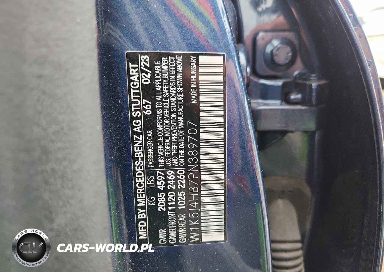 2023 Mercedes-Benz Cla-Class Cla250 VIN:W1K5J4HB7PN389707 - 12