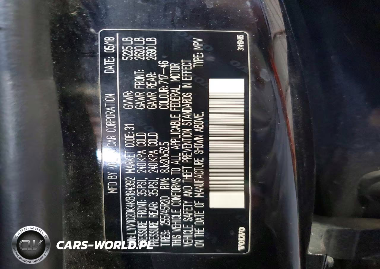 2019 Volvo Xc60 T5 Momentum VIN:LYV102DK4KB184392 - 12