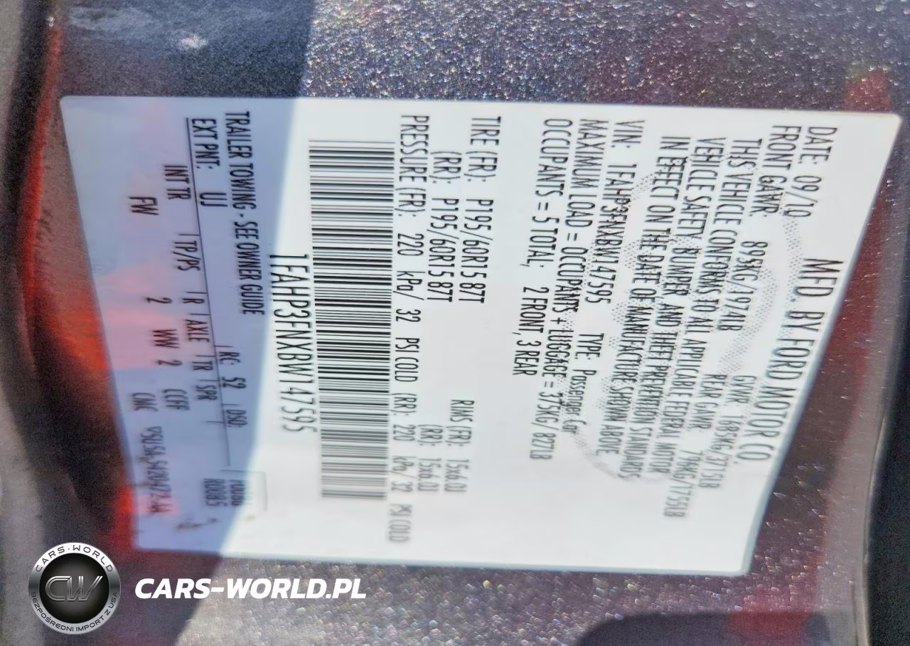2011 Ford Focus Se VIN:1FAHP3FNXBW147595 - 13