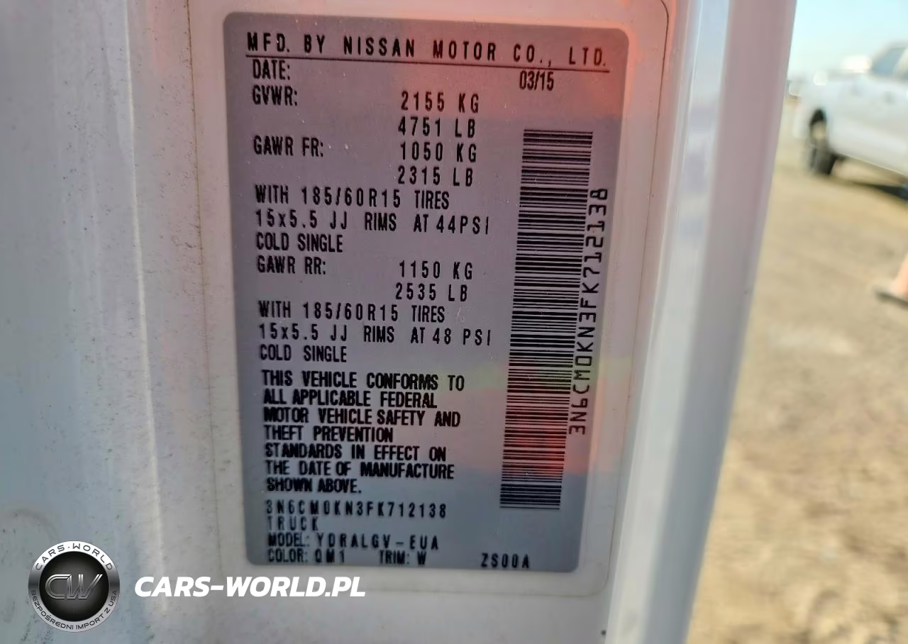 2015 Nissan Nv200 Sv VIN:3N6CM0KN3FK712138 - 13