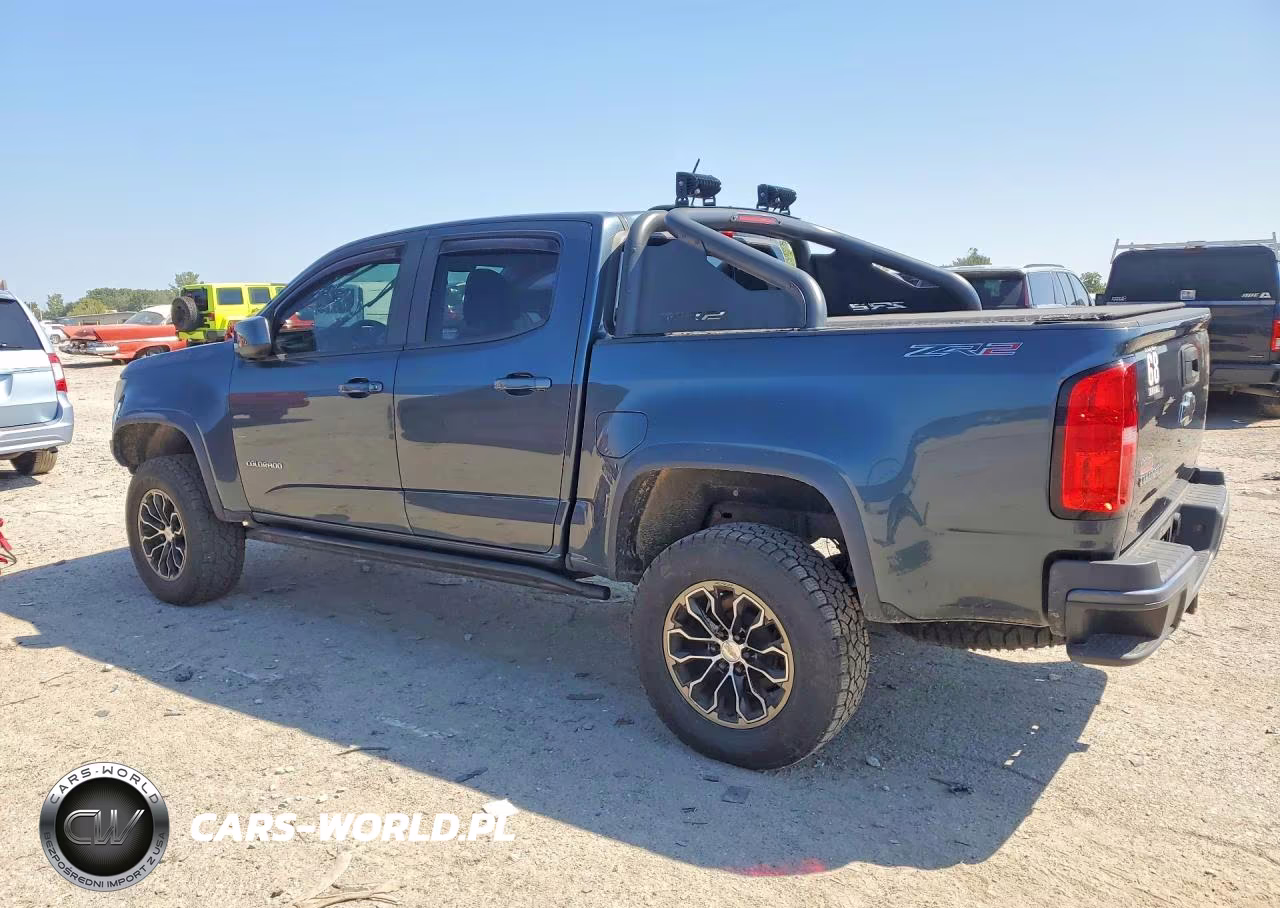 2019 Chevrolet Colorado Zr2 VIN:1GCPTEE15K1167102 - 2