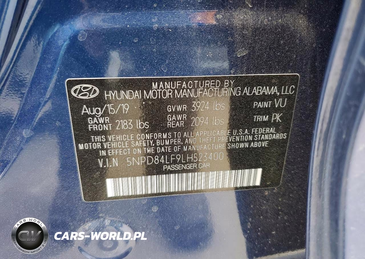 2020 Hyundai Elantra Sel VIN:5NPD84LF9LH523400 - 13