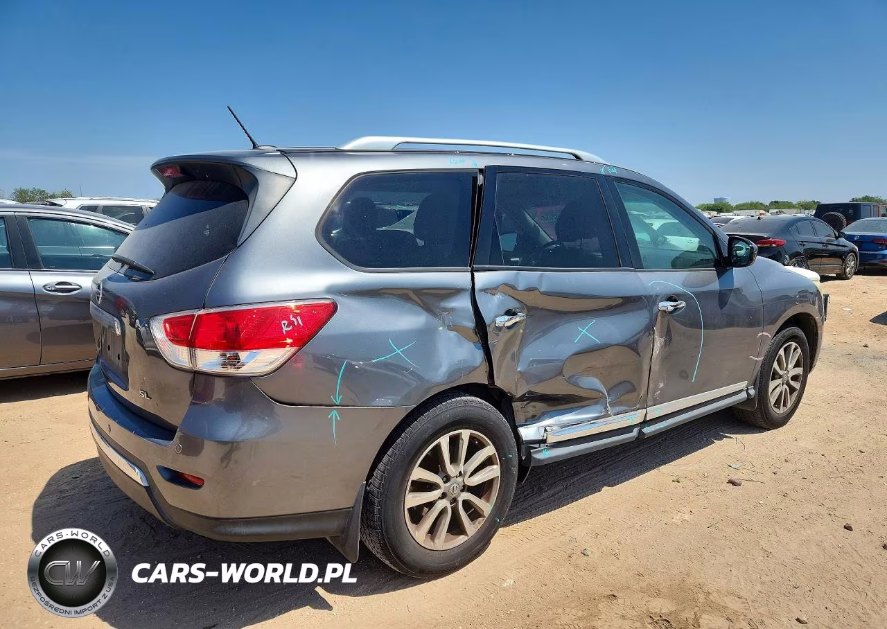 2015 Nissan Pathfinder Sl VIN:5N1AR2MN6FC723317 - 3