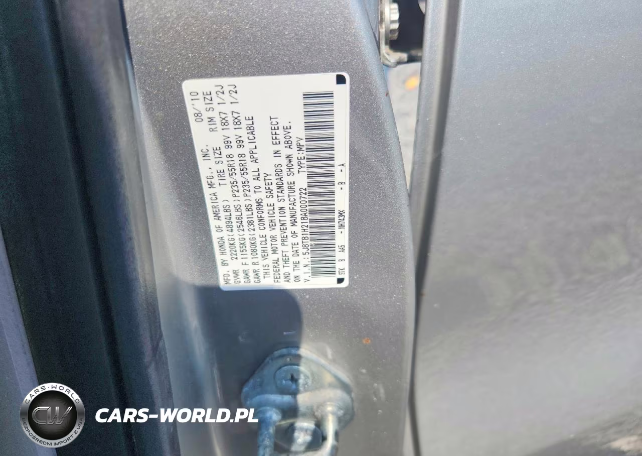 2011 Acura Rdx VIN:5J8TB1H21BA000722 - 12