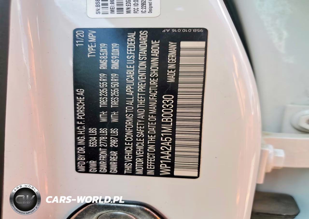 2021 Porsche Macan VIN:WP1AA2A51MLB00330 - 13