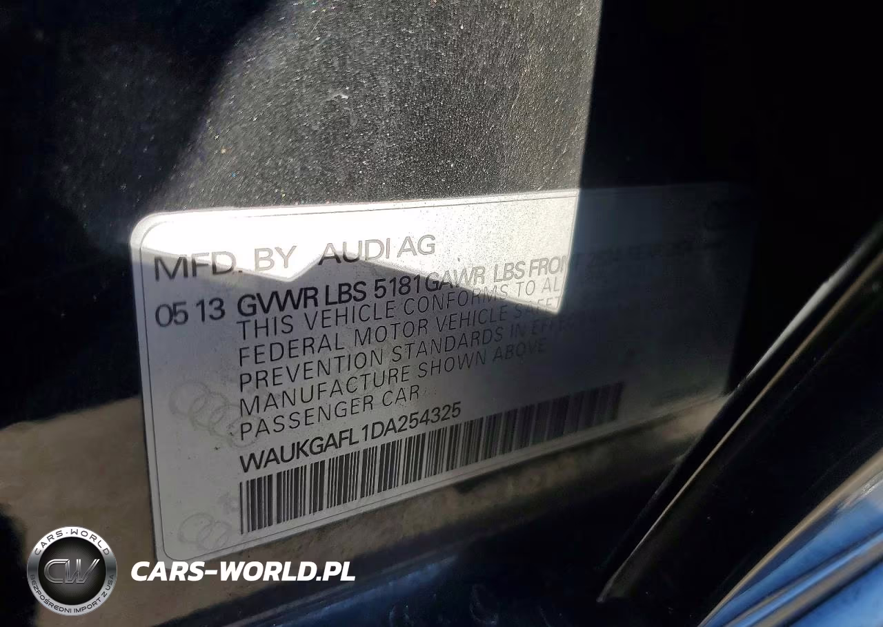 2013 Audi S4 Prestige VIN:WAUKGAFL1DA254325 - 12