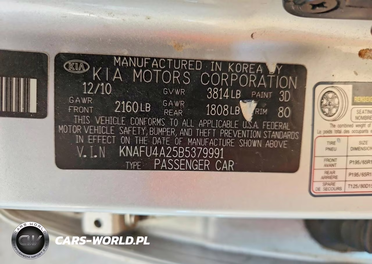 2011 Kia Forte Ex VIN:KNAFU4A25B5379991 - 12