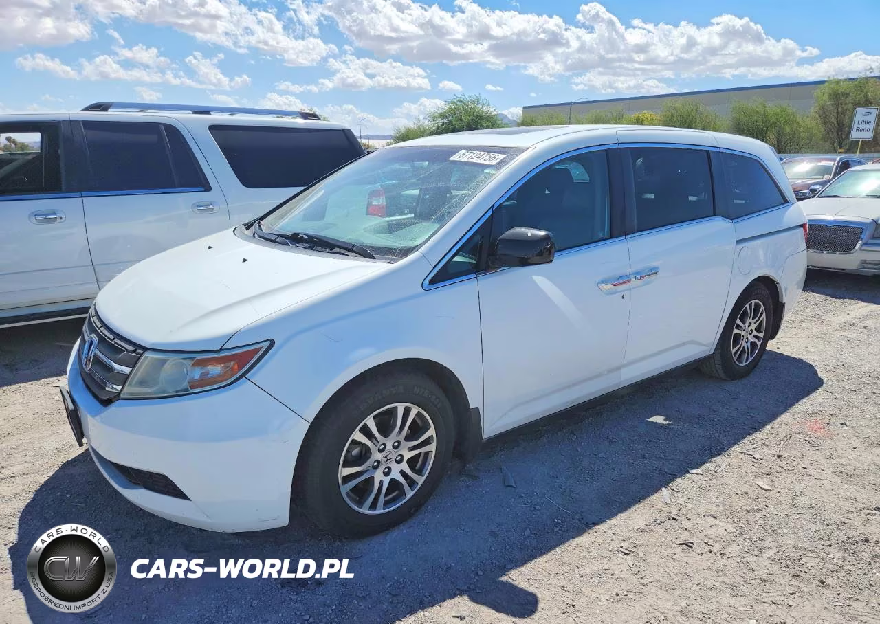 2012 Honda Odyssey Exl VIN:5FNRL5H62CB108923 - 1