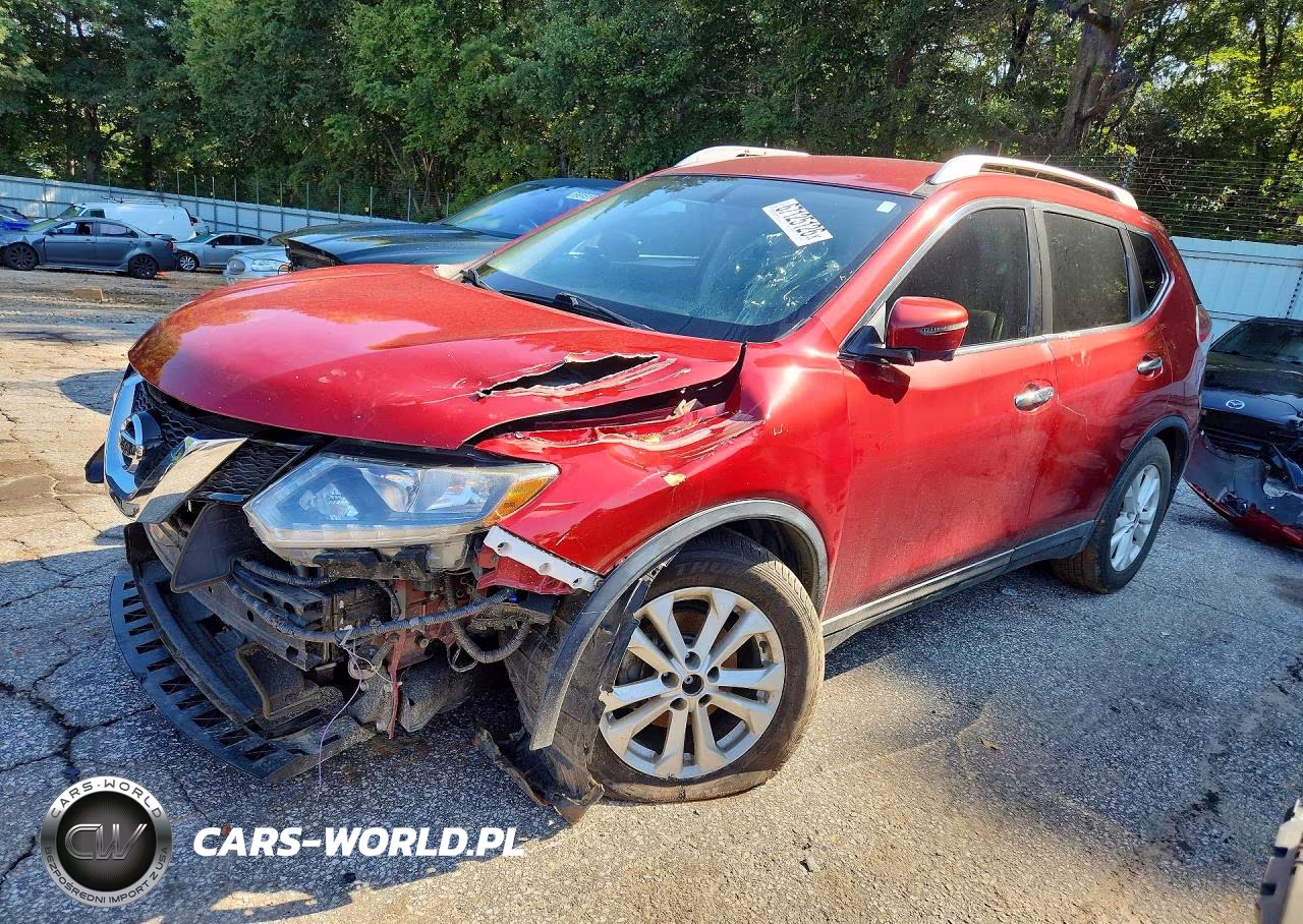 2016 Nissan Rogue Sv VIN:KNMAT2MT0GP729984 - 1