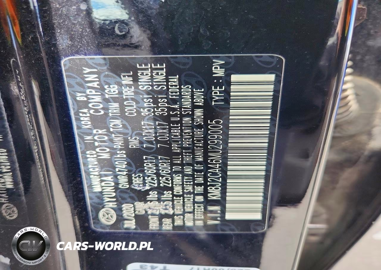 2021 Hyundai Tucson Se VIN:KM8J2CA46MU299005 - 12